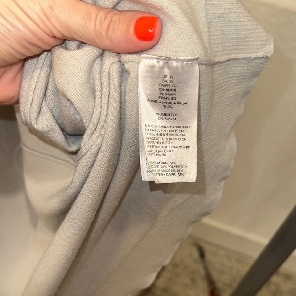 Daily Ritual Light Gray Cardigan - Picture 6 of 7